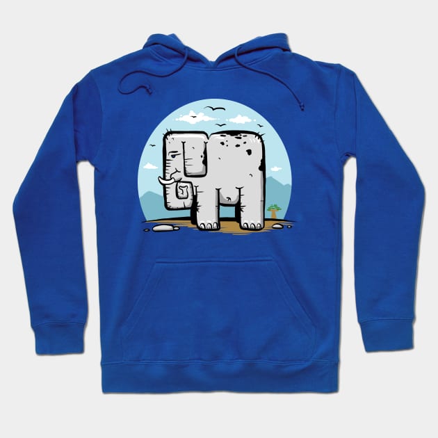 Grumpy Elephant Hoodie by OsFrontis